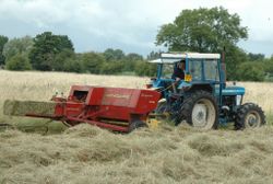 6 Ford 5610 & baler