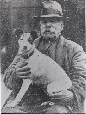 24. Fred with dog, no gun