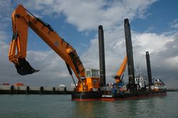 Backacter BA1100 dredger