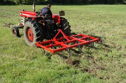 3 MF 1100 with MF 10ft pigtail cultivator