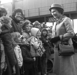 HM the Queen's visit to Harwich 1981