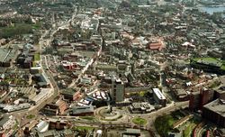 Ipswich from the air 1994
