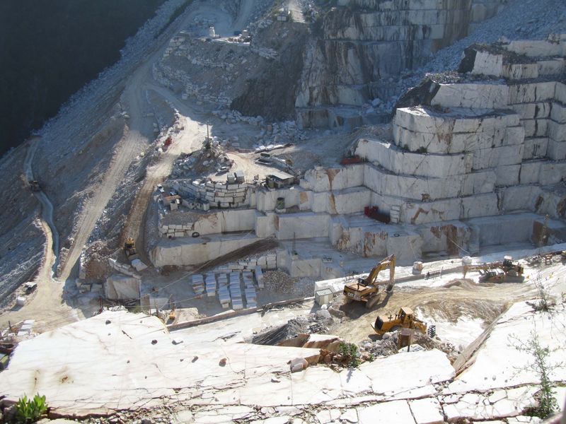 Carrara marble quarry