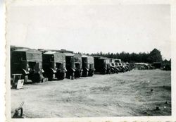HAC vehicles, Nieuwport August 1945
