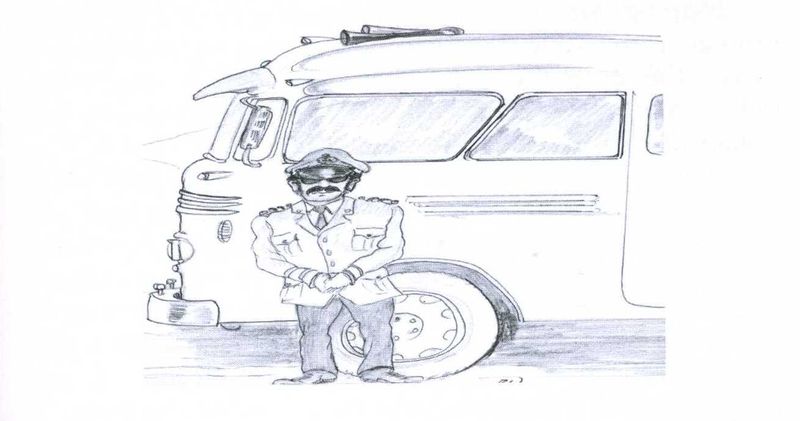 A 'kamikaze' coach driver by Brian Wales