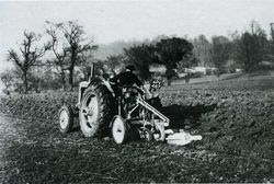 Ransomes TS59 at work near Ipswich