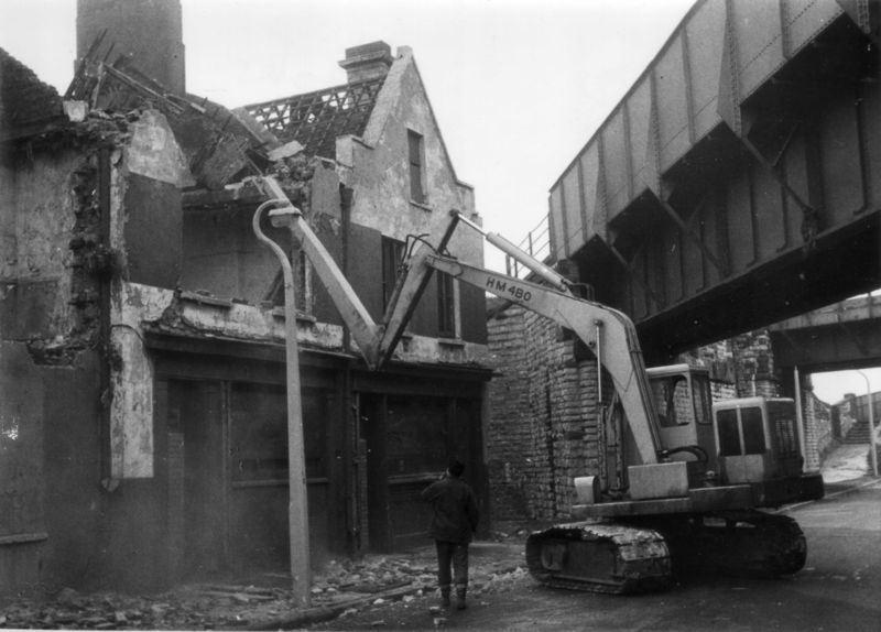 Hymac 480 on demolition work